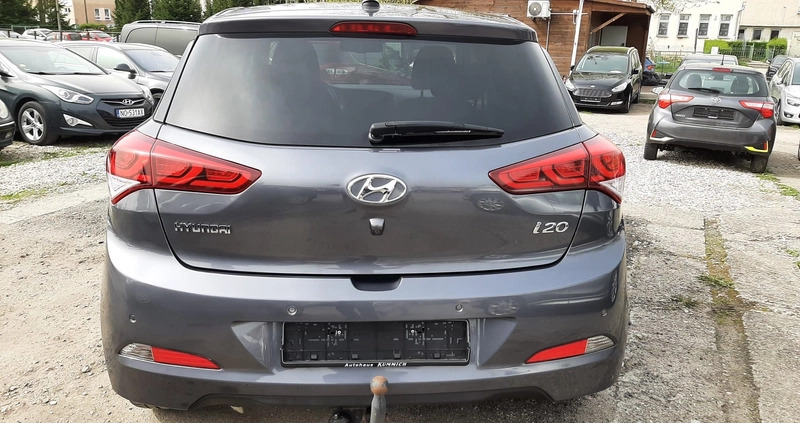 Hyundai i20 cena 34900 przebieg: 189029, rok produkcji 2015 z Olsztyn małe 466